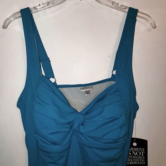 Avenue Teal/Turquoise  Bathing Suit Plus S… - Picture 2 of 6